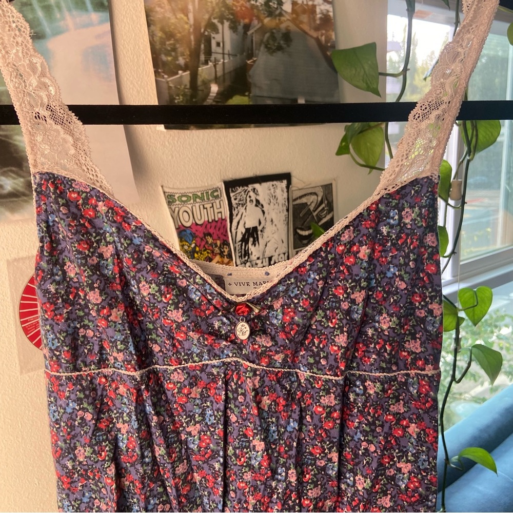 Vive Maria Floral Slip Dress Size Small